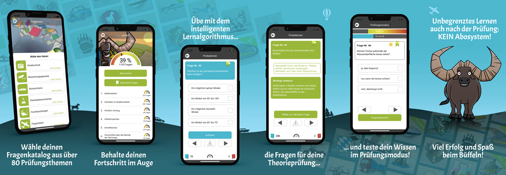 Büffeln One Lern-App